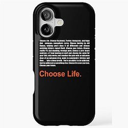 T2 Trainspotting 2 Choose to iPhone Case