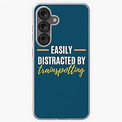 Easily Distracted by Trainspotting - Perfect Gift for Hobbyists Samsung Galaxy Soft Case