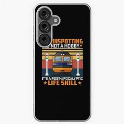 Trainspotting is a hobby Retro Train Lover Samsung Galaxy Soft Case