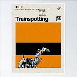 Trainspotting minimalist poster