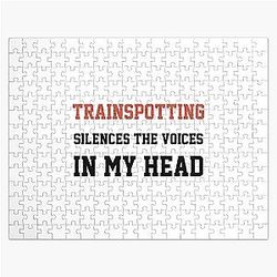 Trainspotting Silences the Voices in My Head Jigsaw Puzzle