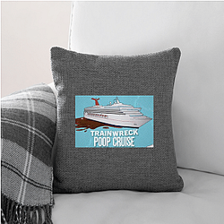 Trainwreck Poop Cruise Limited Collection Trainwreck Poop Cruise Pillows Cover