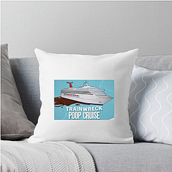 Trainwreck Poop Cruise Limited Collection Trainwreck Poop Cruise Pillows Cover