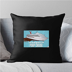Trainwreck Poop Cruise Limited Collection Trainwreck Poop Cruise Pillows Cover