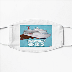 Trainwreck Poop Cruise Limited Collection Trainwreck Poop Cruise Face Masks