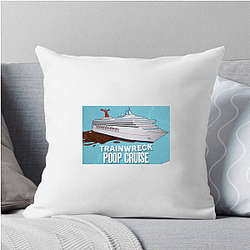 Trainwreck Poop Cruise Limited Collection Trainwreck Poop Cruise Pillows Cover