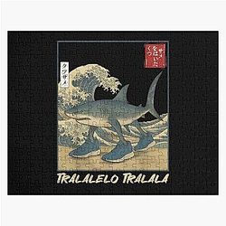 Tralala Funny Shark Meme Jigsaw Puzzle