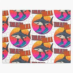 Tralala funny design shark meme Jigsaw Puzzle