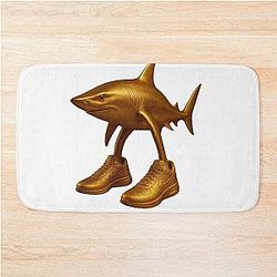 Gold Brain Rot Bath Mat