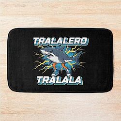 Tralalero Italian Brainrot Bath Mat