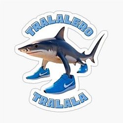 Tralala Shark Sticker