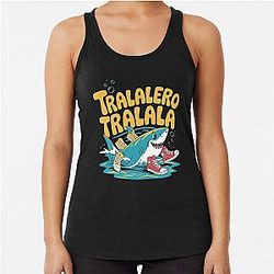 Tralala Brainrot Racerback Tank Top