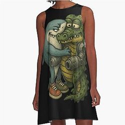 Italian brainrot A-Line Dress