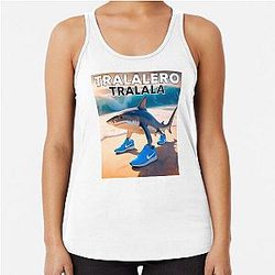 Tralala meme Racerback Tank Top