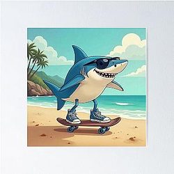 Tralala skater Poster