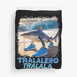 Tralala Italian Brainrot Meme Duvet Cover