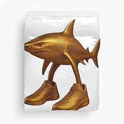 Gold Brain Rot Duvet Cover