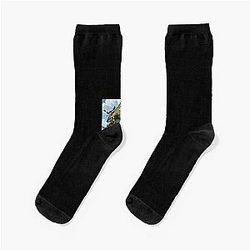 Italian Brainrot Bombardiro crocodilo fighting Socks
