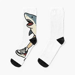 Italian Brainrot Shark Socks