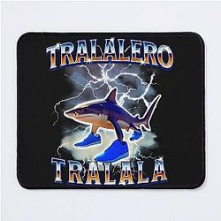 Tralala Shark Meme Bootle Mouse Pad