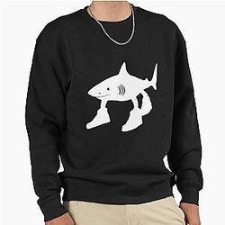 Italian White Pullover Sweatshirt