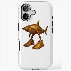 Gold Brain Rot iPhone Tough Case