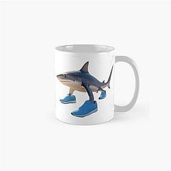Italian Brainrot set of 6 - shark in shoes meme Classic Mug