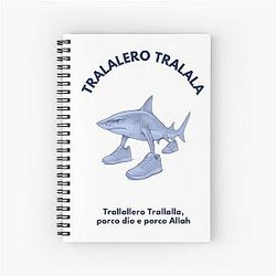 Tralala Italian Spiral Notebook