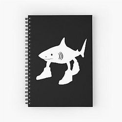 Italian White Spiral Notebook