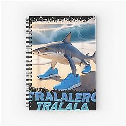 Italian Brainrot Meme Spiral Notebook