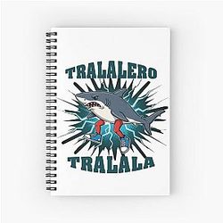 Italian Brain Spiral Notebook