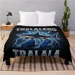 Tralala Italian Brainrot Throw Blanket