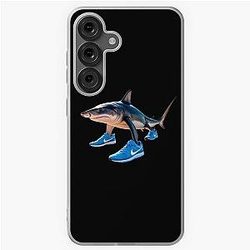 Tralala Realistic Shark Cartoon Design for T-Shirts & More Samsung Galaxy Soft Case