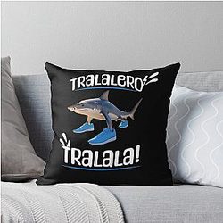 Tralala Italian Brainrot Meme Throw Pillow