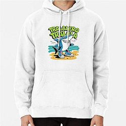 Tralalero Shark Italian Meme Pullover Hoodie