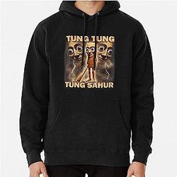 Tung Sahur Funny Tralalero Pullover Hoodie