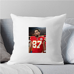 Travis Kelce's position is a tight end Travis Kelce Pillows Cover