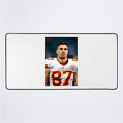 Travis Kelce is a professional American football player Travis Kelce Mouse Pads