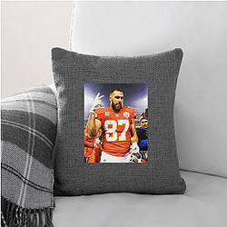 Travis Kelce has appeared on television shows and in ads Travis Kelce Pillows Cover