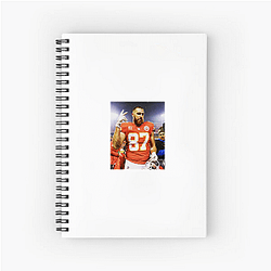 Travis Kelce has appeared on television shows and in ads Travis Kelce Notebook