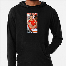 Travis Kelce plays for the Kansas City Chiefs Travis Kelce Hoodies