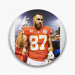 Travis Kelce has appeared on television shows and in ads Travis Kelce Pins