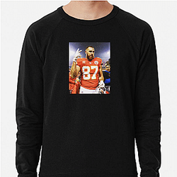 Travis Kelce has appeared on television shows and in ads Travis Kelce Sweatshirts