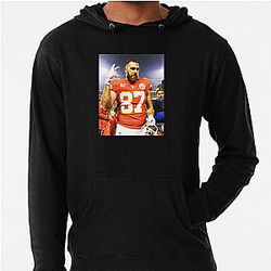 Travis Kelce has appeared on television shows and in ads Travis Kelce Hoodies