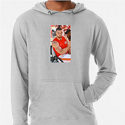 Travis Kelce plays for the Kansas City Chiefs Travis Kelce Hoodies