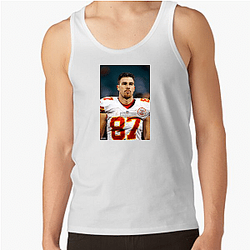 Travis Kelce is a professional American football player Travis Kelce Tank Tops