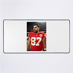 Travis Kelce's position is a tight end Travis Kelce Mouse Pads