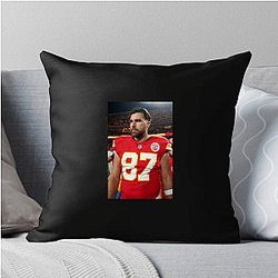Travis Kelce's position is a tight end Travis Kelce Pillows Cover