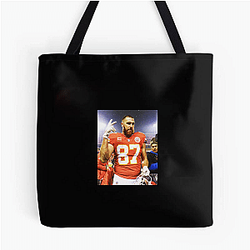 Travis Kelce has appeared on television shows and in ads Travis Kelce Bags