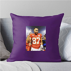 Travis Kelce has appeared on television shows and in ads Travis Kelce Pillows Cover